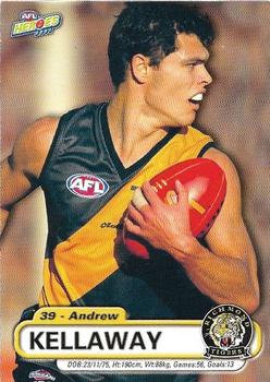 2001 ESP AFL Heroes #108 Andrew Kellaway Front